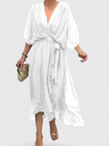 Nada | Elegantes Kleid mit V-Ausschnitt