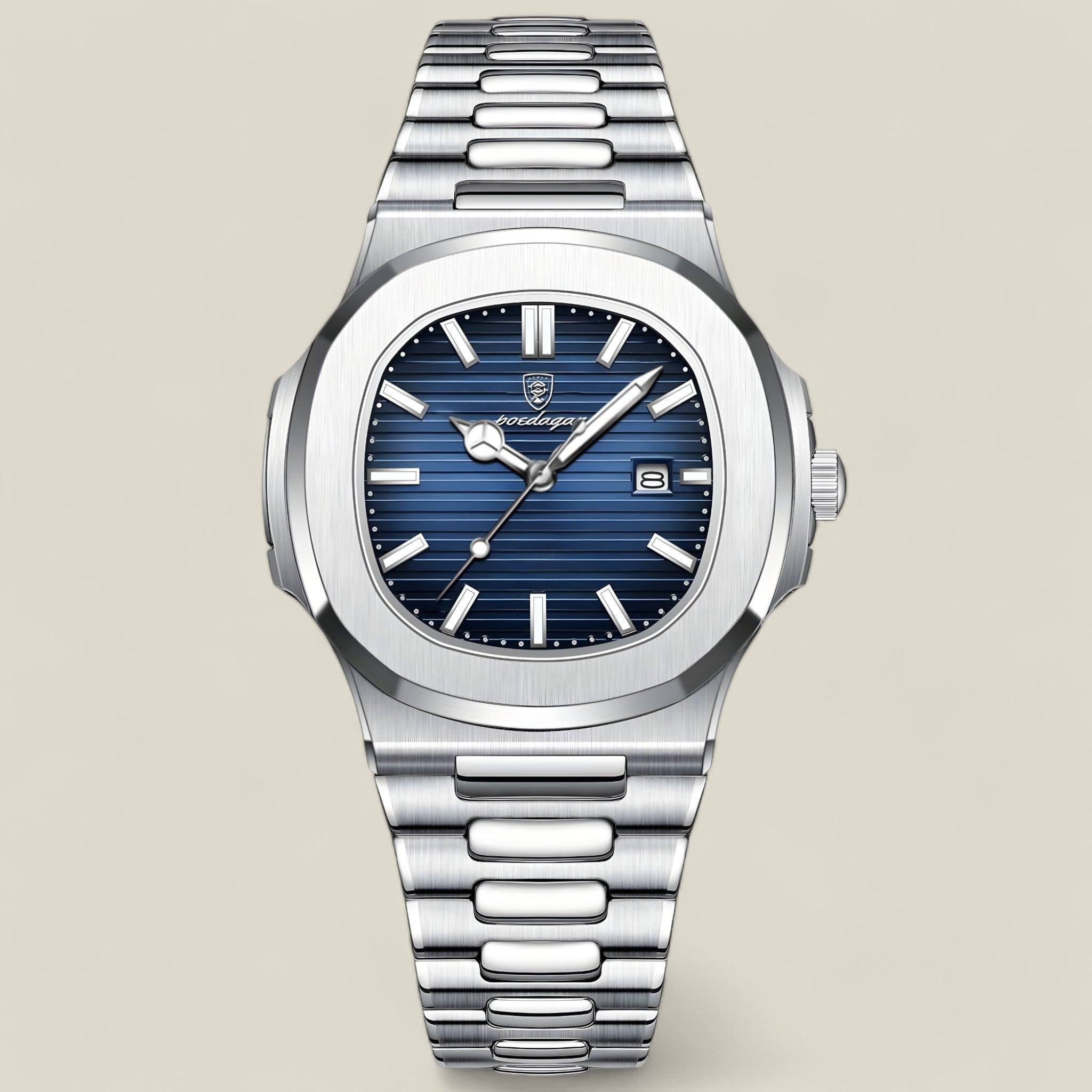 Callum | Elegante Uhr - Blau - - Concept Fashionlab