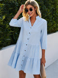 Mühelos fließendes Midi-Kleid für den Alltag Damen