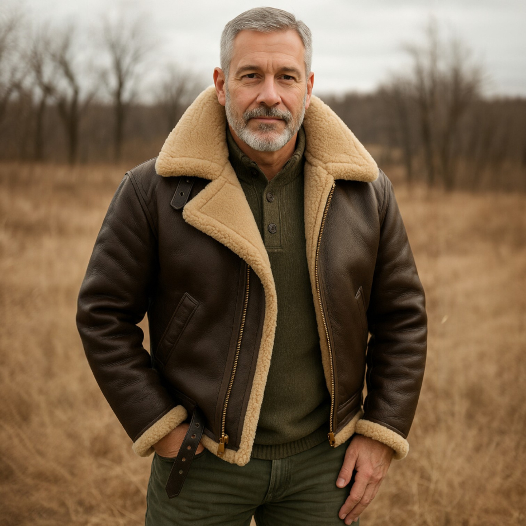 Signature Sheepskin Leather Jacket - - Jacket - Concept Fashionlab
