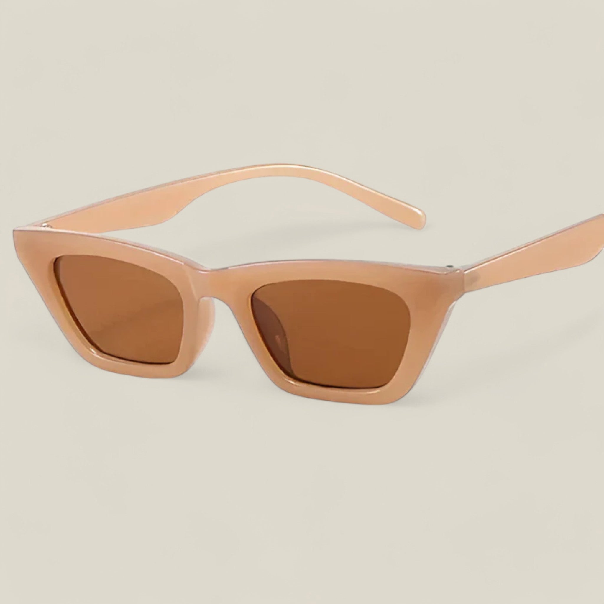 Maggie | Retro Katzenform Sonnenbrille mit UV-Schutz - Stil trifft Sicherheit - Braun - Maggie | Retro Katzenform Sonnenbrille mit UV-Schutz - Stil trifft Sicherheit - Concept Fashionlab