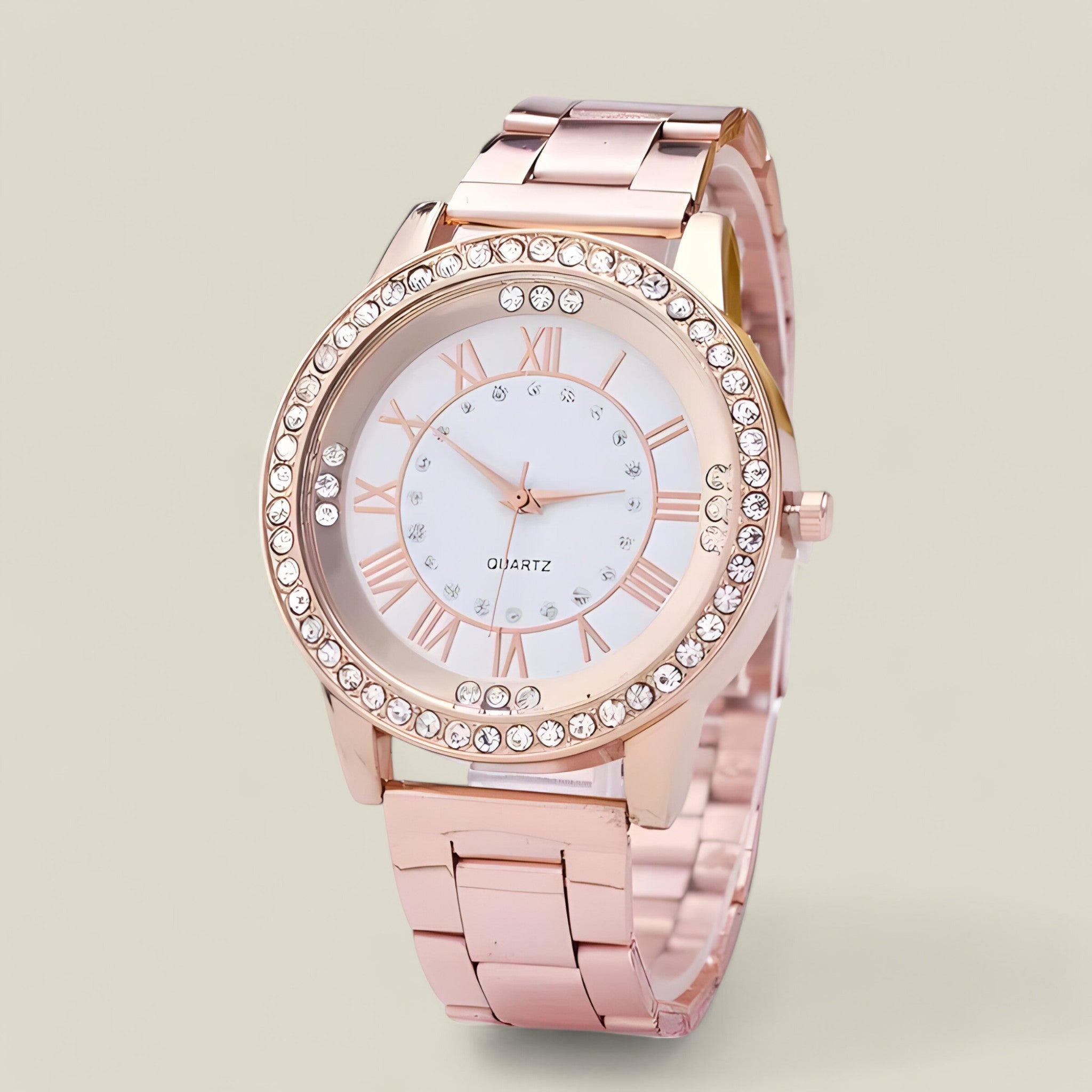 Delia | Funkelnde Uhr - Raffinierten Stil und Anmut - Roségold - - Concept Fashionlab