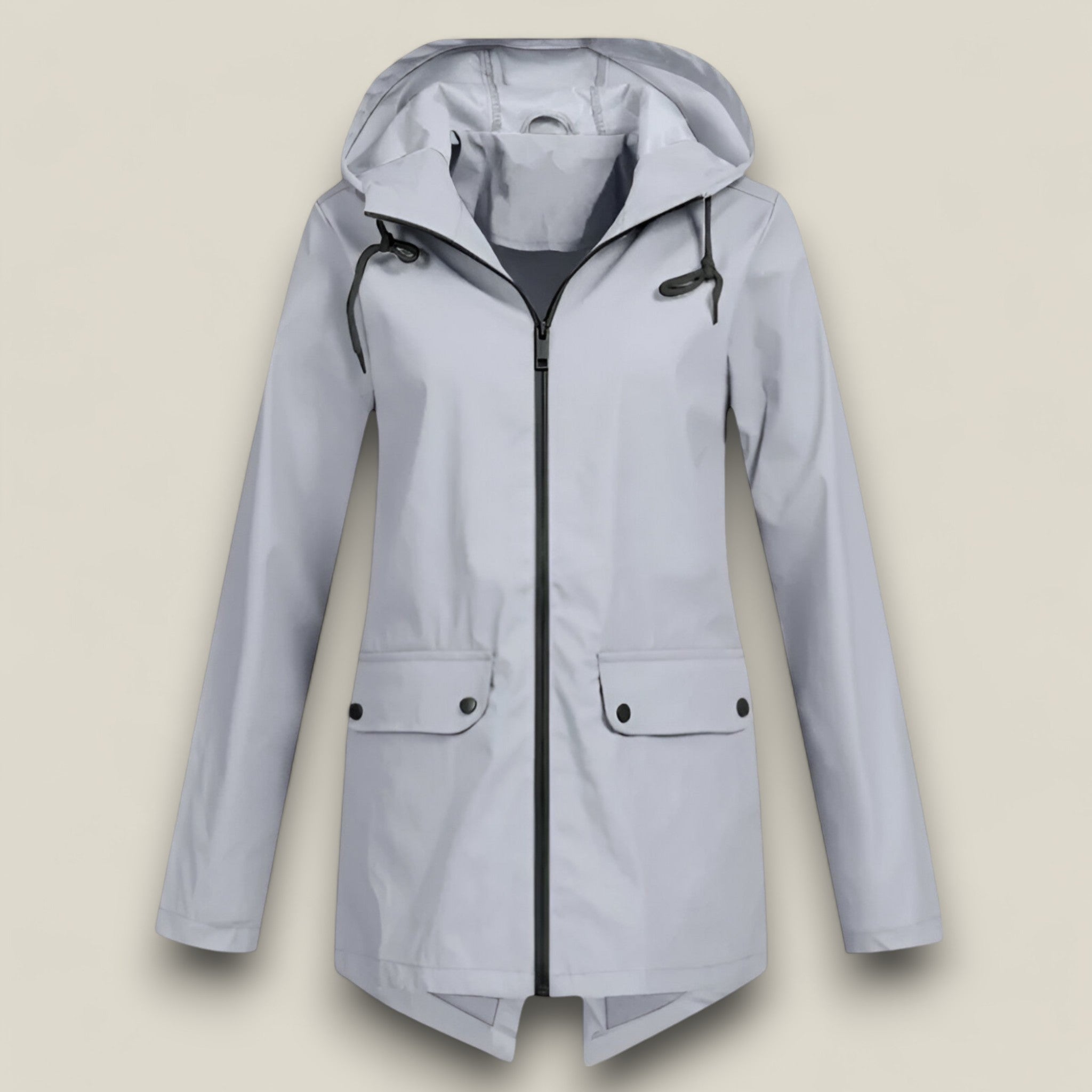 Nora | Leichte wasserfeste Jacke - Ultimativer Schutz im Freien - Grau - - Concept Fashionlab