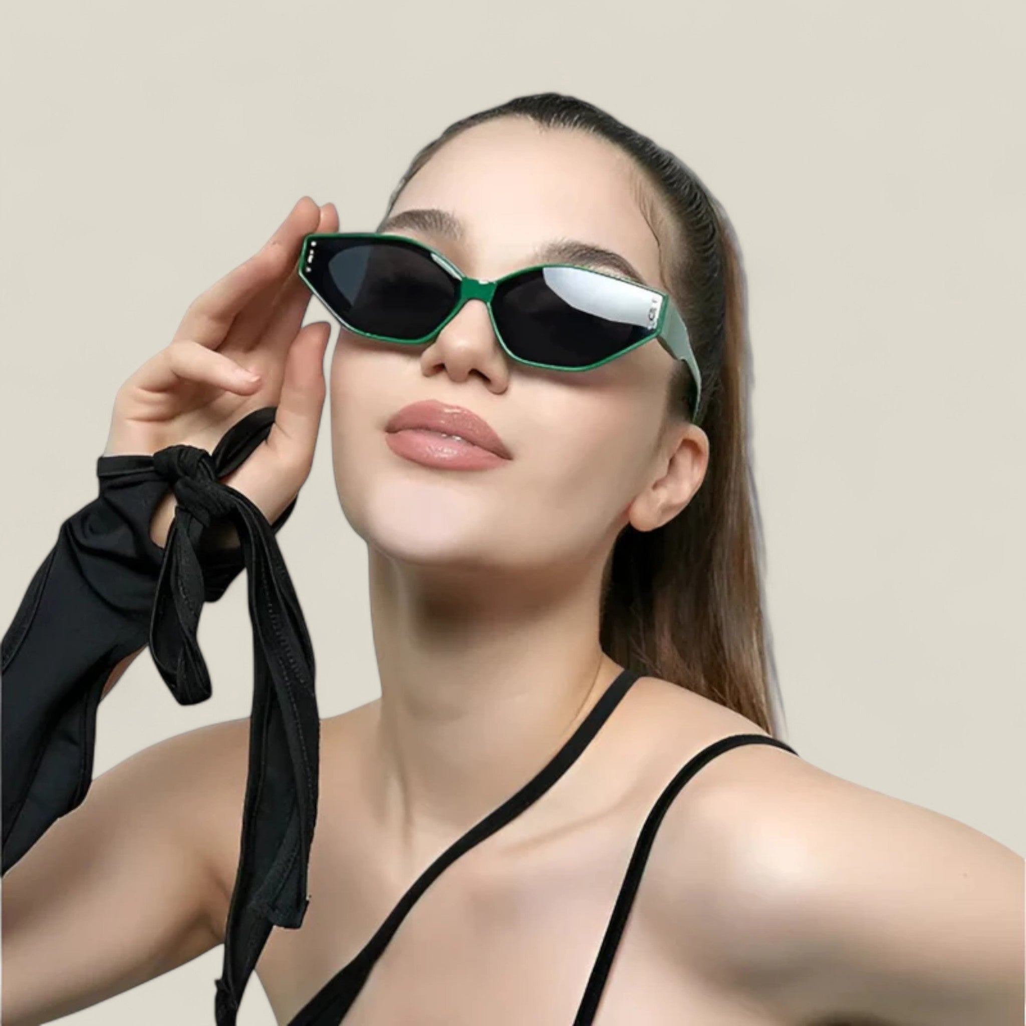 Olva | Einzigartige und modische Sonnenbrille aus unregelmäßigen Hülsen - - Olva | Einzigartige und modische Sonnenbrille aus unregelmäßigen Hülsen - Concept Fashionlab