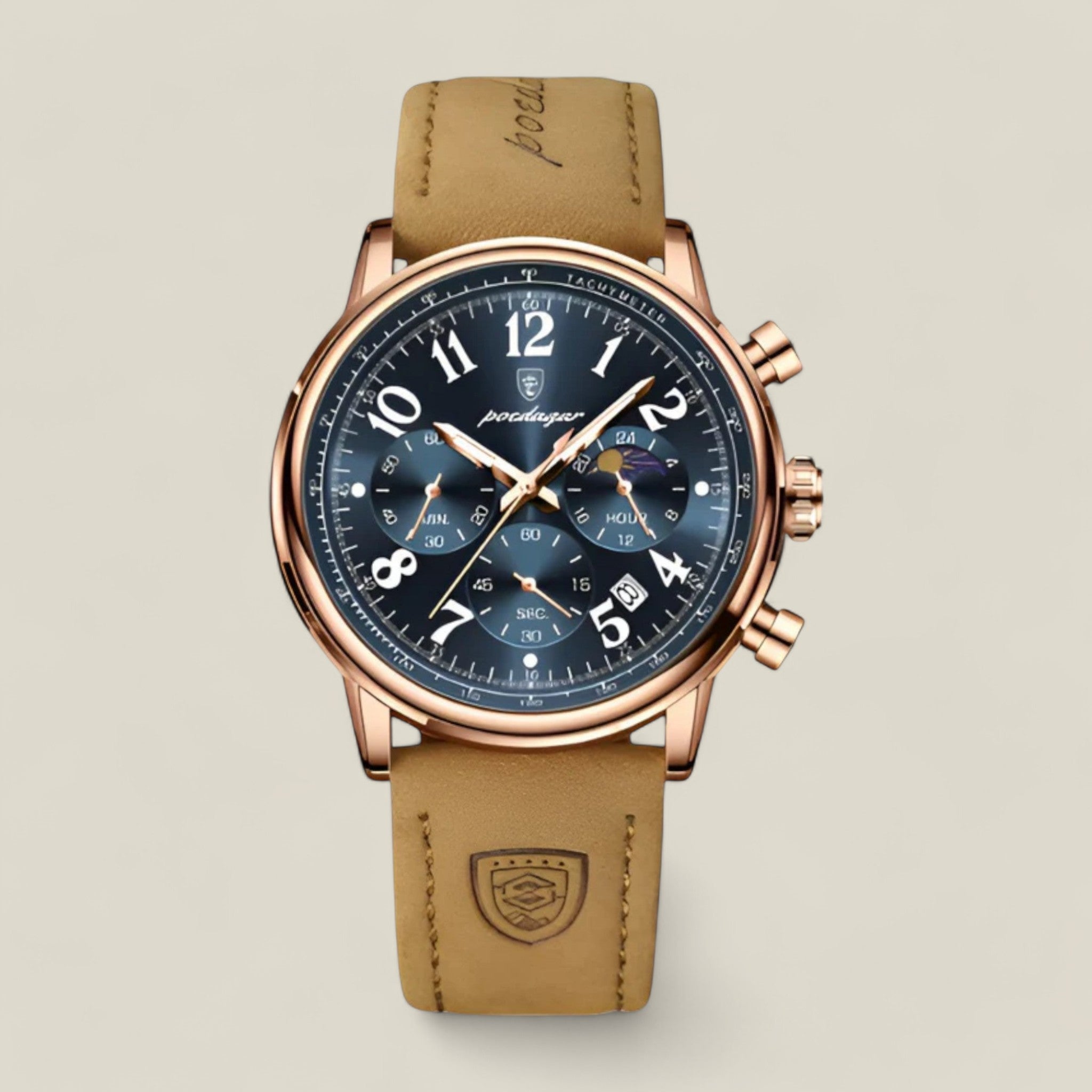 Anton | Luxusuhr - Blaugold - - Concept Fashionlab