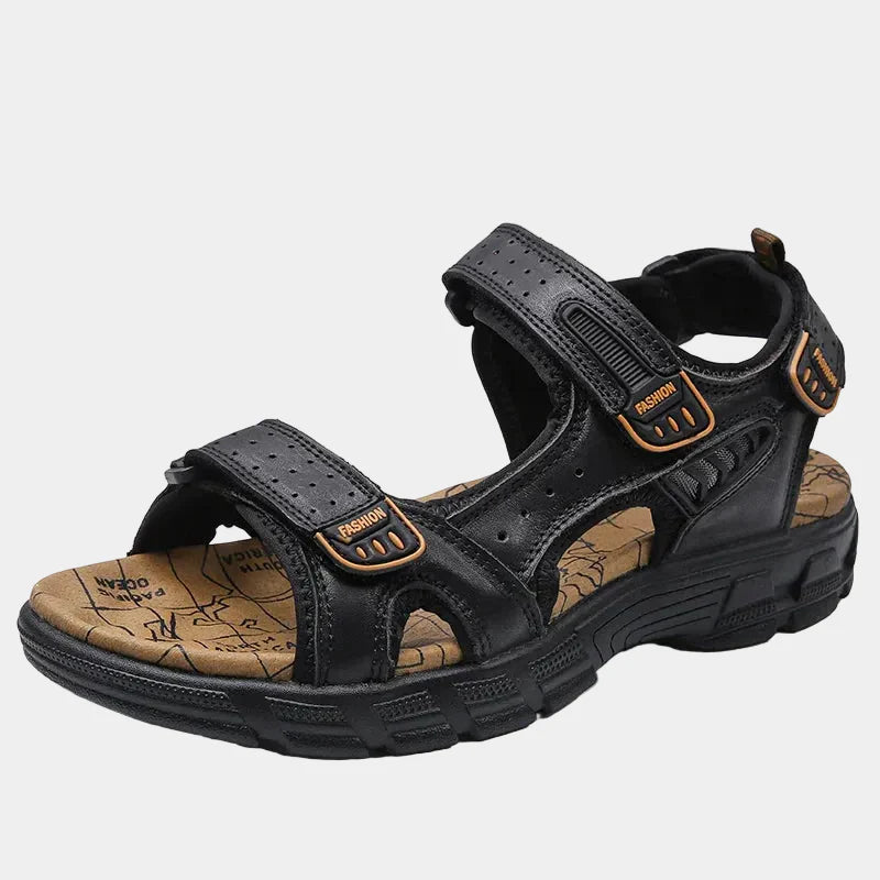 Herren-Sandalen mit Klettverschluss - - sandal - Concept Fashionlab