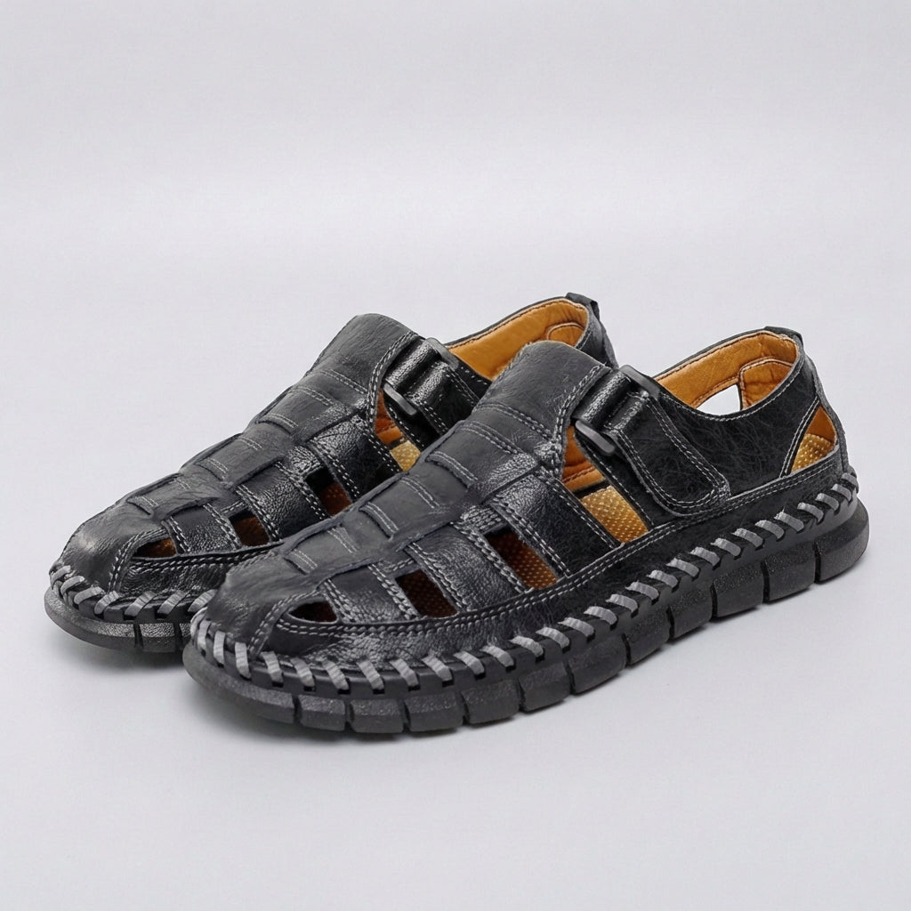 Durchbrochene Herren-Sandalen - - Sandals - Concept Fashionlab