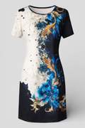 Damen-Sommerkleid in A-Linie aus leichtem Stoff